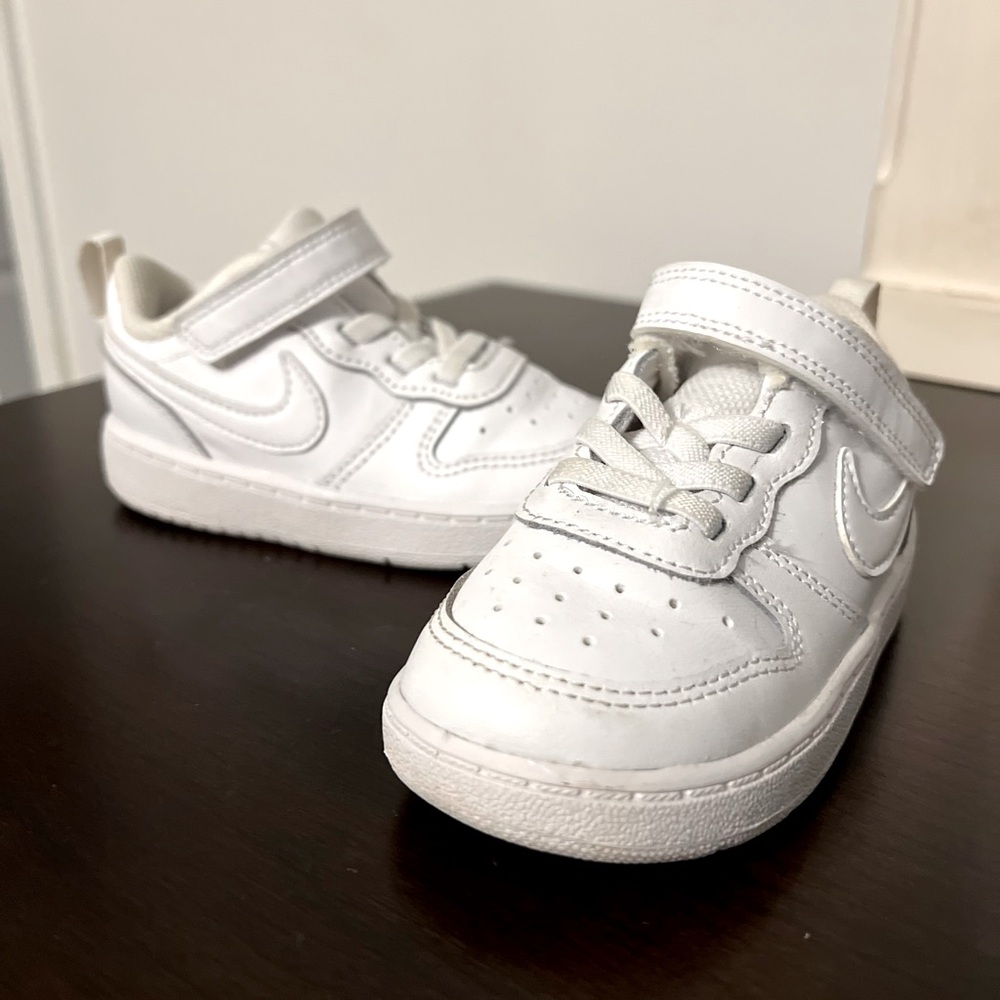 Toddler Boys White Nike Shoes